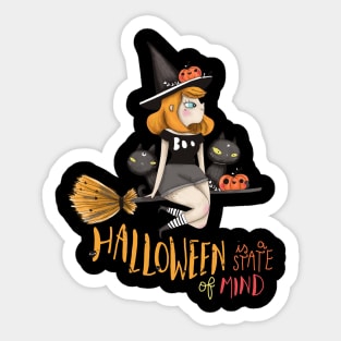 halloween is a state of mind Sticker